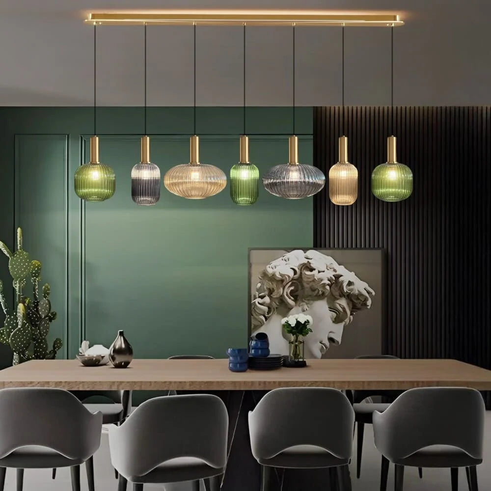 Chic Vintage Glass Pendant Light — photo 2